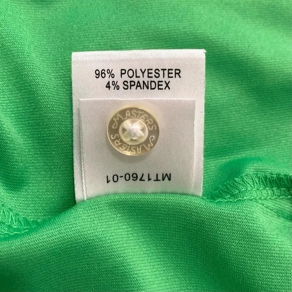 MASTERS TECH Golf Shirt L Green